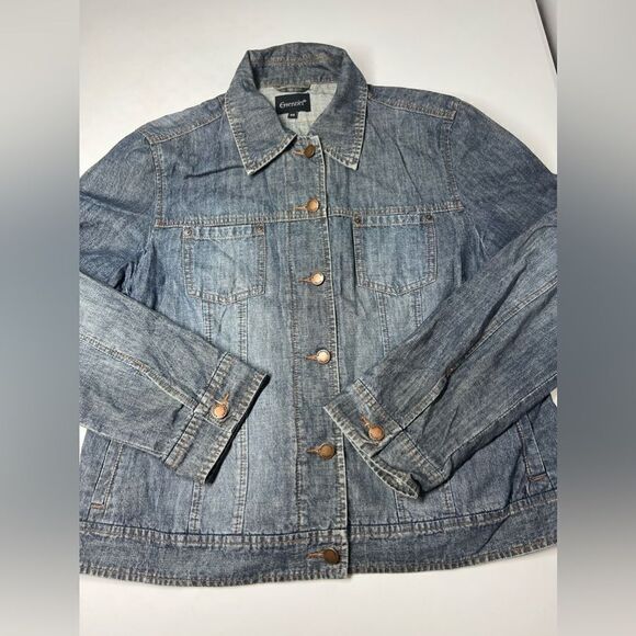 VINTAGE ESSINTIEL ORIGINAL DENIM JACKET 1970s DEADSTOCK  SIZE 44 EU/ L US - Picture 6 of 12
